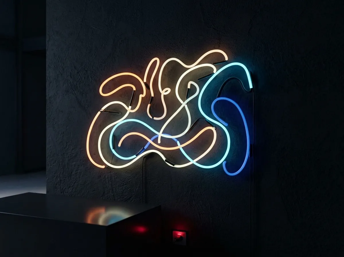 Illustrative example of decorative led neon